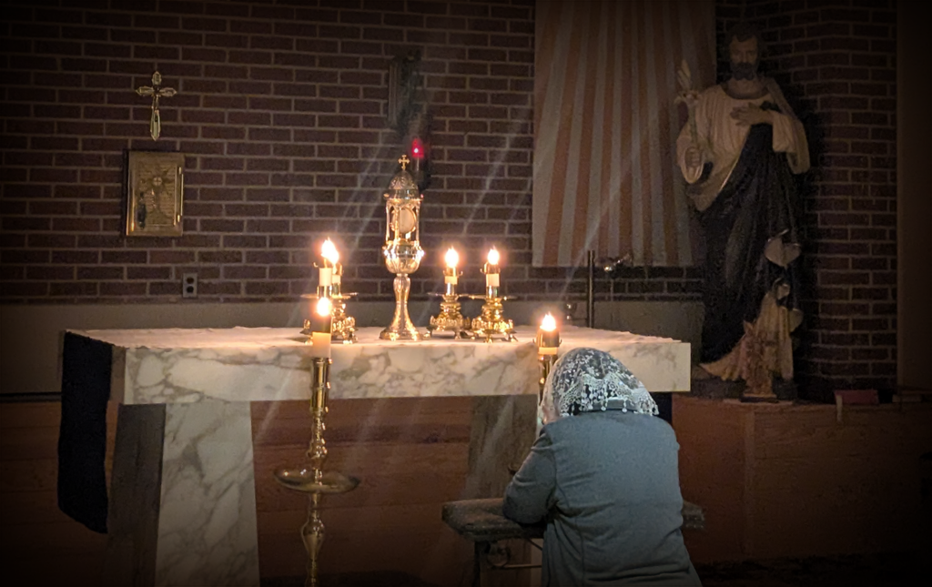 Adoration at St. Clare of Assisi Retreat Center